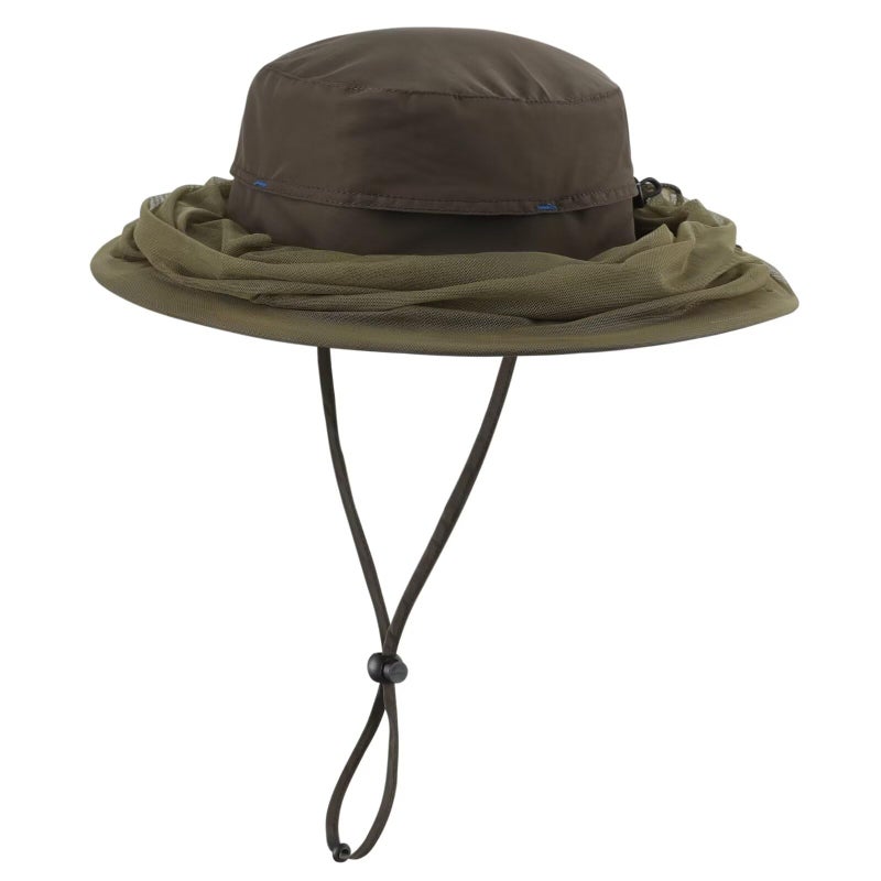 Connectyle Fishing Net Hat for Men Women Outdoor Garden Work Sun Hat UV Protection Bucket Hat for Hiking Camping Light Grey - Image 2