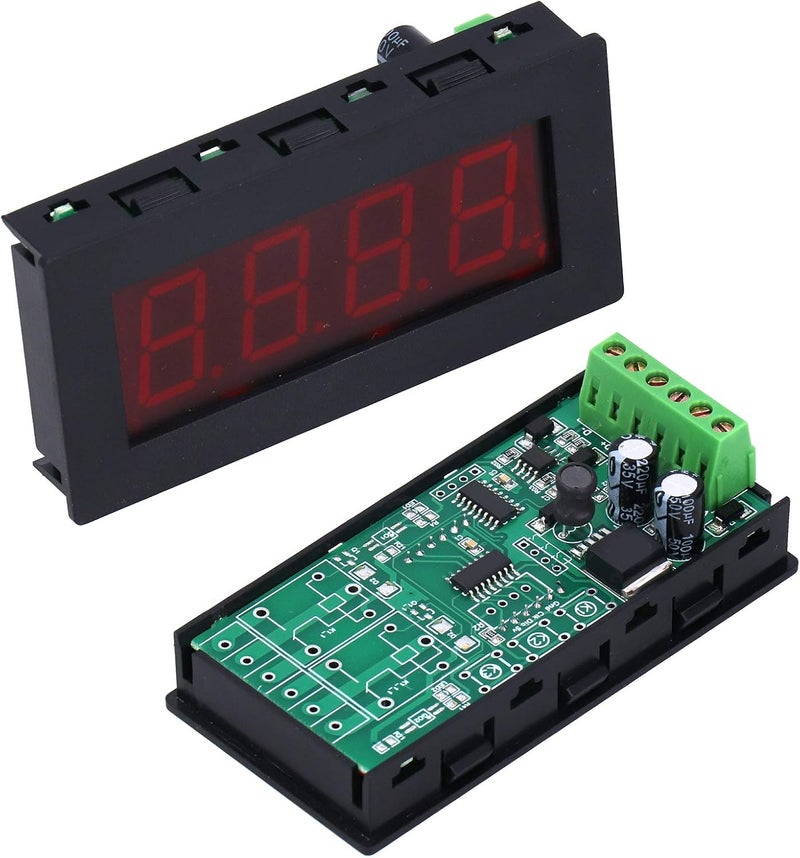 Hyuduo شاشة عرض LED 7 segmentos، وحدة عرض MODBUS-RTU، شاشة عرض 4 أرقام مع منفذ تسلسلي RS485 للتواصل مع PLC (5-36V) - Image 1