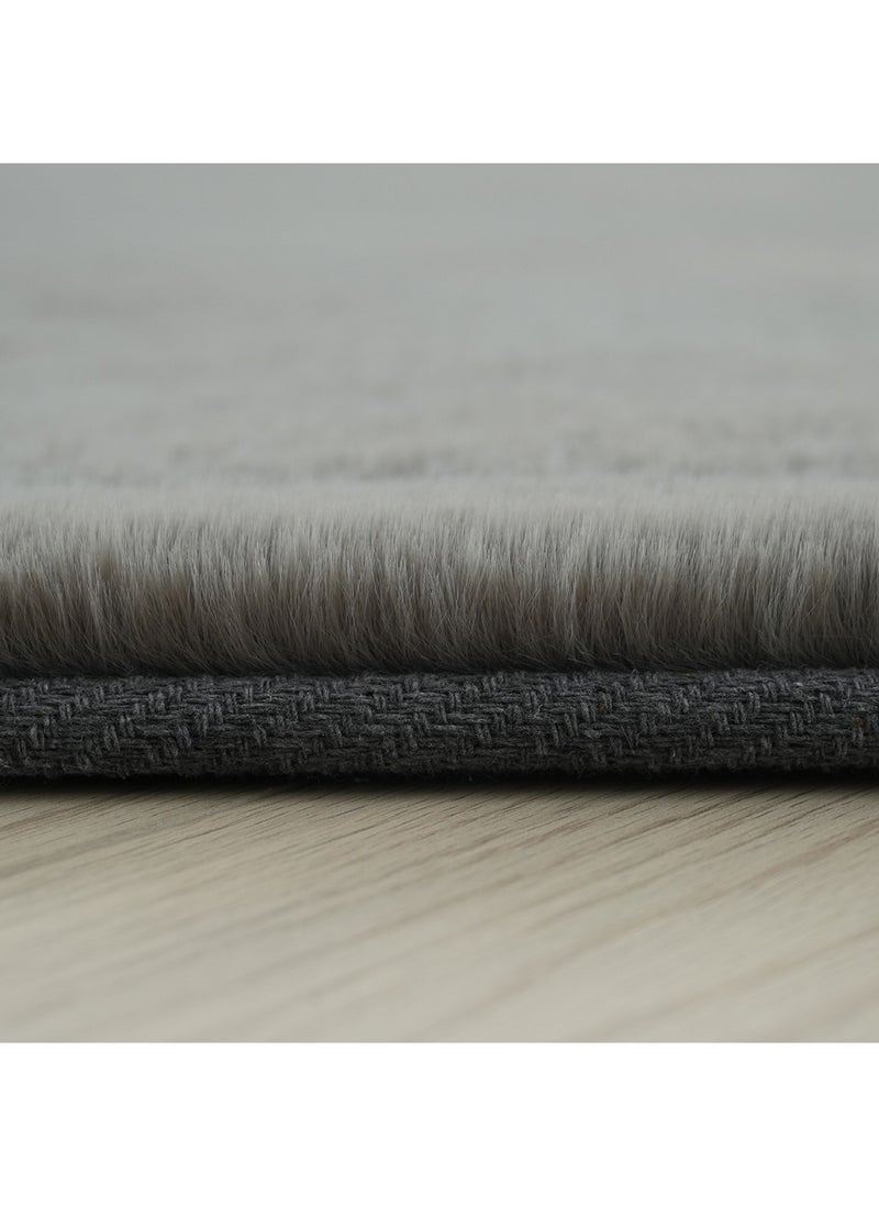 Home Box Faux Rabbit Fur Rug 230 x 160 cm  - Image 4