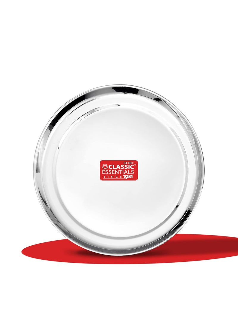 Classic Essentials Classic Essentials Stainless Steel Dinner Set | Heavy Gauge Stainless Steel Dinner Set | Kitchen Set for Home | Shagun Set/Bartan Set | Plain Design, Set of 32  - Image 2
