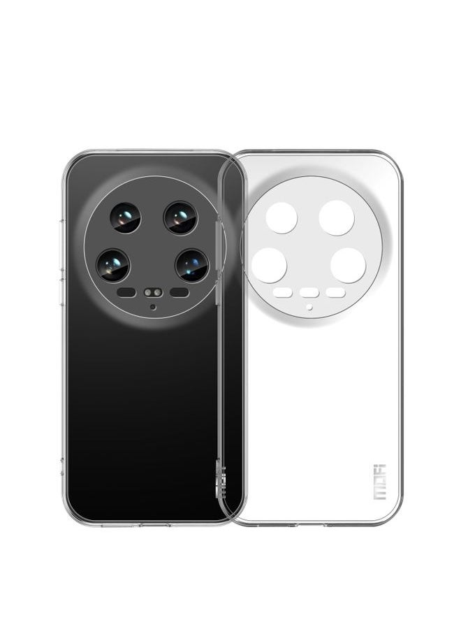 MOFI Case Cover For Xiaomi 14 Ultra MOFI Ming Series Ultra-thin TPU Phone Case Transparent 