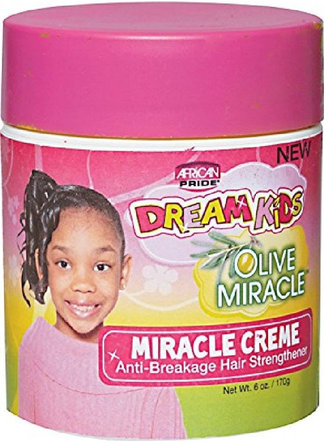 African Pride Dream Kids Olive Miracle Creme Antibreakage Hair Strengthener Helps Strengthen Condition & Protect Hair Contains Olive Oil 6 Oz  - Image 2