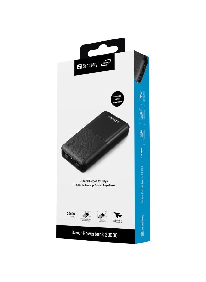 Sandberg 20000mAh Portable Powerbank – Fast Charging - Image 3