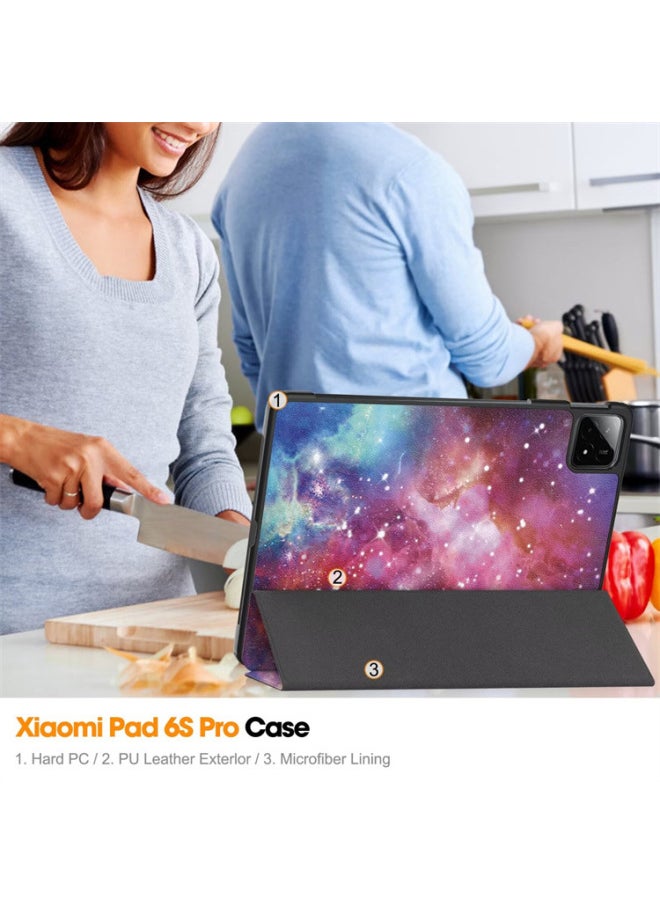 Generic - For Red Rice 12.1 Inch Flat Protective Case Painted Pattern Xiaomi Redmi Pad Pro Protective Case-Color:Magic Cube-Applicable Model:Millet Red Rice SE - Image 1
