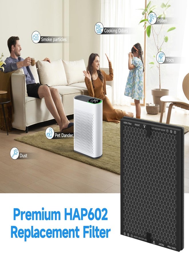FCFMY Upgraded Version HAP602 Mixed Honeycomb Activated Carbon and HEPA Replacement Filter for ECOSELF HAP602, HAP602WF, HAP-602, HAP-602WF Air Purifi-er, Smoke Absorber Filter - Image 4