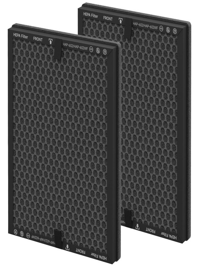 FCFMY Upgraded Version HAP602 Mixed Honeycomb Activated Carbon and HEPA Replacement Filter for ECOSELF HAP602, HAP602WF, HAP-602, HAP-602WF Air Purifi-er, Smoke Absorber Filter - Image 1