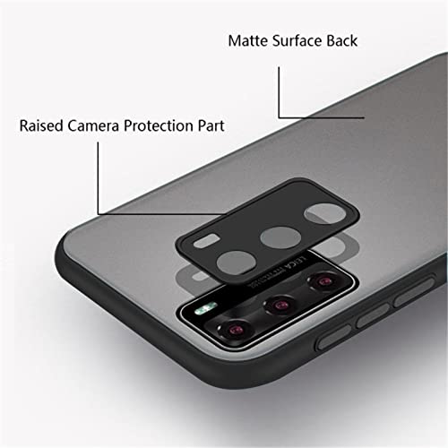 SPAZY CASE® Vivo V23 Pro Back Cover Smoke Case | Military Grade - Shock Absorbing Rubber | Scratch Resistant Protective Back case for Vivo V23 Pro 5G - Black - Image 3