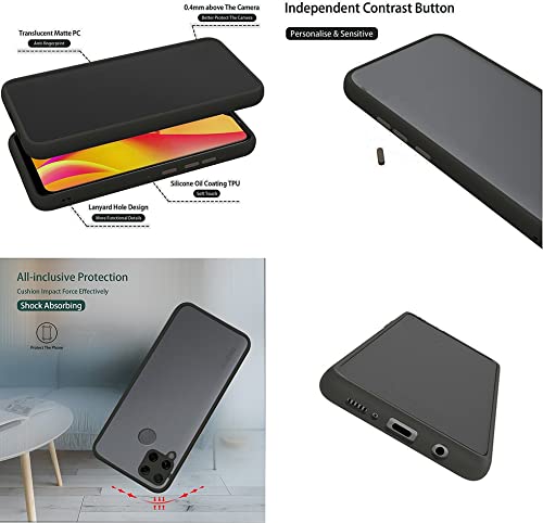 SPAZY CASE® Vivo V23 Pro Back Cover Smoke Case | Military Grade - Shock Absorbing Rubber | Scratch Resistant Protective Back case for Vivo V23 Pro 5G - Black - Image 2