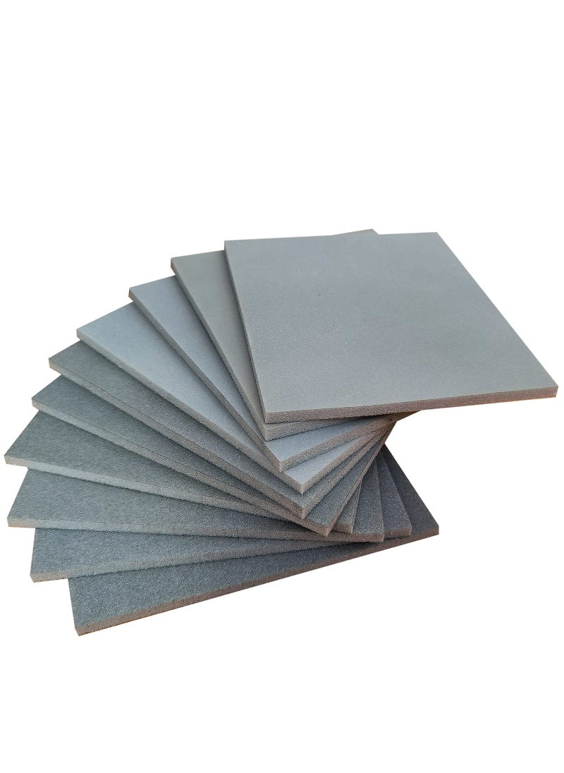 Tockrop 10 PCS 4 12 x 5 12 in Softback Sanding Sponge  400 600 1000 2000 3000 Grits Fine Grit Fast Cutting Flexible Soft Foam Hand Sanding Block for Model Drywall Metal Wood Furniture Polishing 