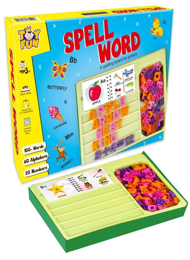 TOY FUN Magical Spell Educational Learning Spelling Game for Kids 3 YRS+, Multicolor - Image 1