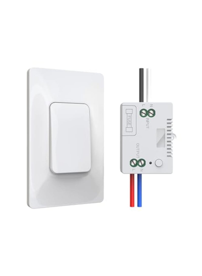 Barakah Self-Powered Energy Wireless Light Switch Kit - Kinetic Remote Control Wall Switch for LED, Ceiling Lights & Fans | Easy Install, No Battery, No WiFi Needed | Energy Saving Lighting Solution - Image 1