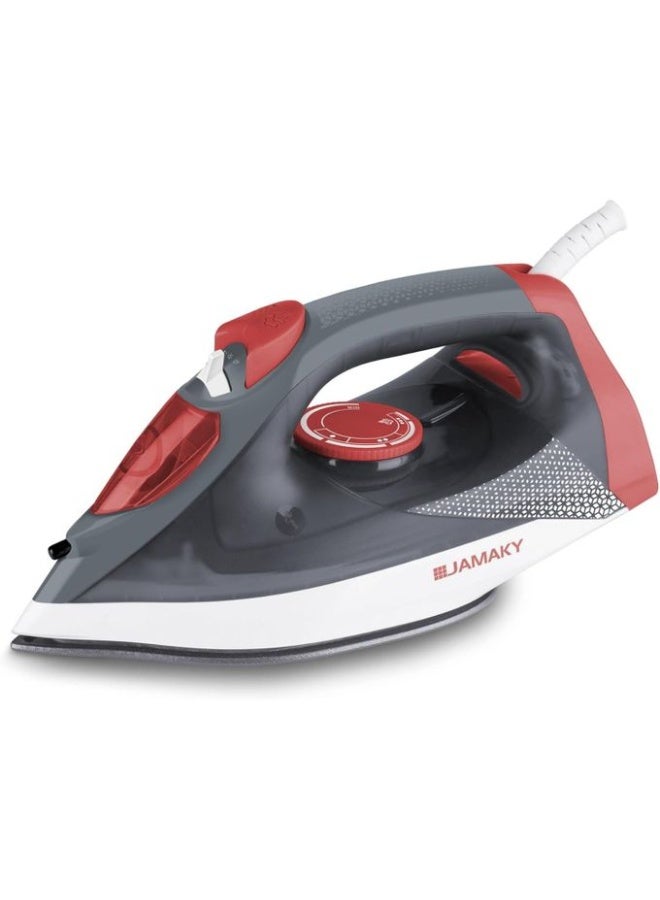 JAMAKY Jamaky 1102 Powerful 2200W Steam Iron for Clothes & Curtains Professional-Grade Ironing for Wrinkle-Free Fabrics  - Image 1