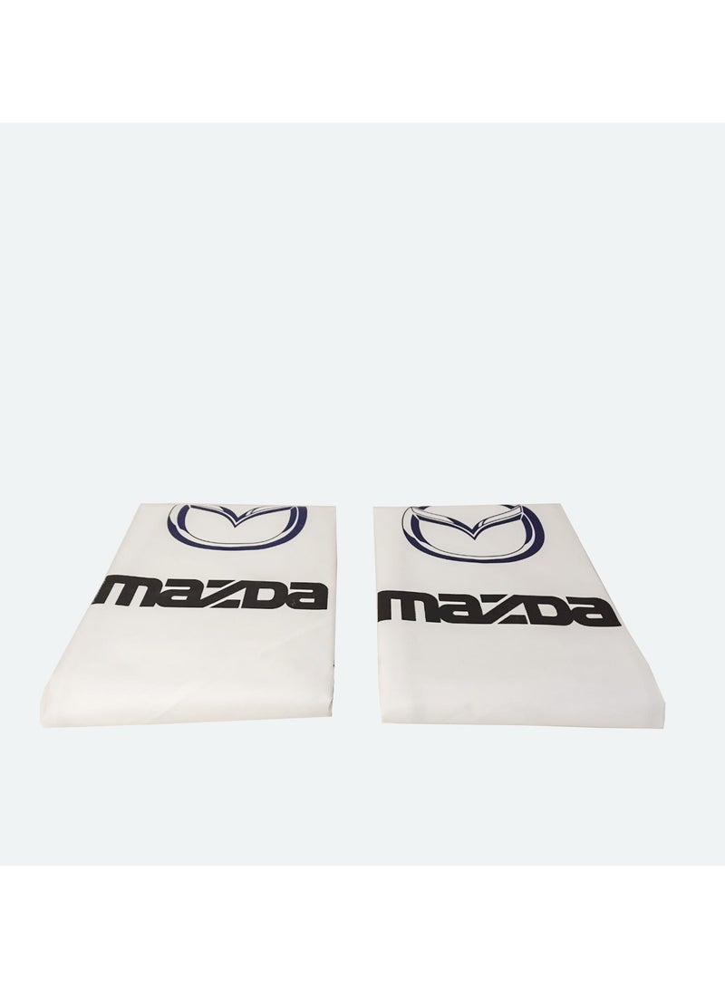 mazda Car Seat Cover Dust Dirt Protection Cover Extra Protection For Your Seat 2 Pieces Set - Image 3
