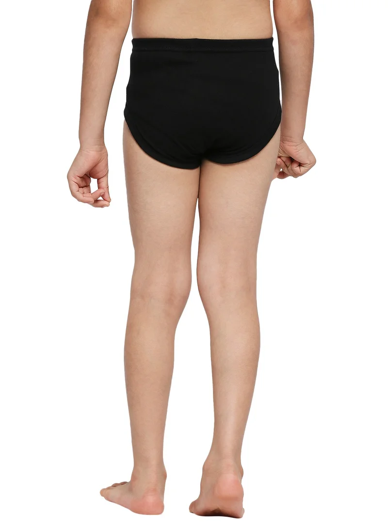 BYC BOY'S COTTON BRIEF (PACK OF 3) - BLACK