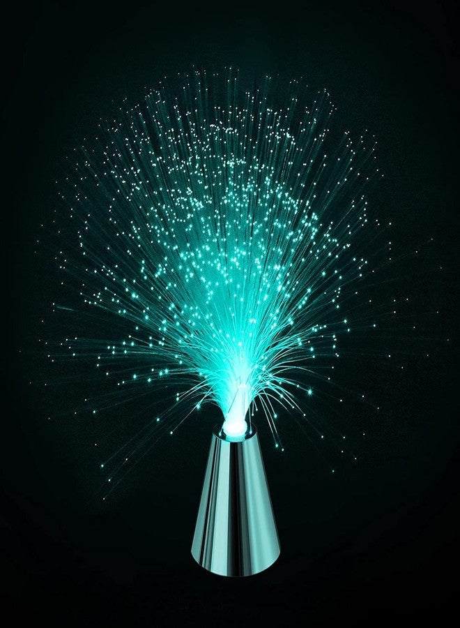 WICHARSH Fiber Optic Lamp - Led Color Changing with Cone Base - Ice Fiber Lamp with USB Cable - Calming Mood Night Light, Multicolored - Image 4