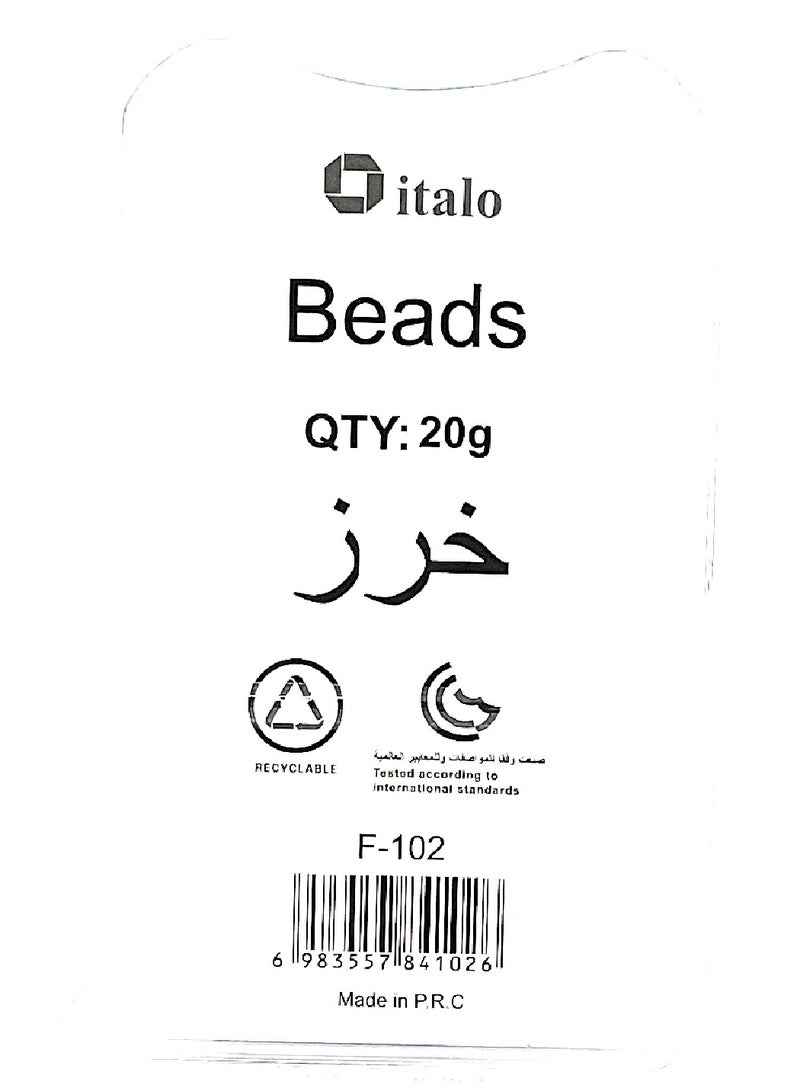 ITALO DIY Crafting Alphabet Letters Spacer Bead Set - Image 3