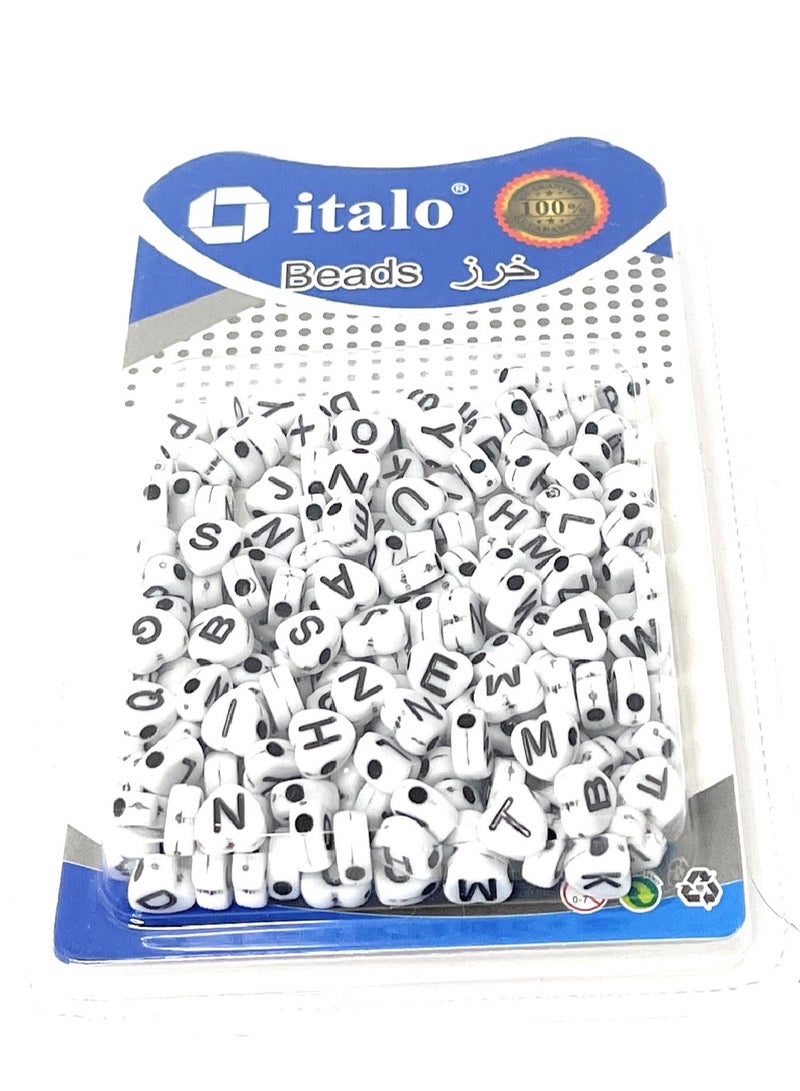 ITALO DIY Crafting Alphabet Letters Spacer Bead Set - Image 2