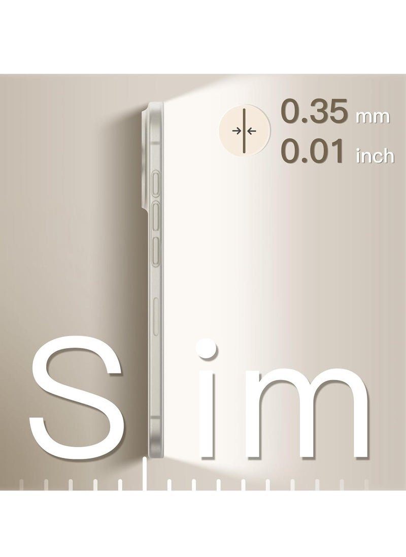 ELTRAZONE Ultra Slim (0.35mm Thin) Case for iPhone 16 Pro 6.3 Inch – Camera Lens Full Protection, Lightweight Matte Finish PP Hard Minimalist Cover (Natural Titanium) | Anti-Fingerprint & Non-Yellowing - Image 3