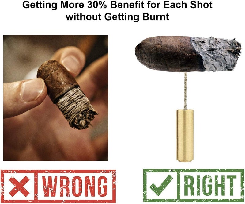 MOYODOR أداة تعزيز سحب السيجار QBOSO للسفر مع علبة خشبية، الحصول على فائدة أكثر بنسبة 30% لكل سحبة. (بسيط) - Image 2