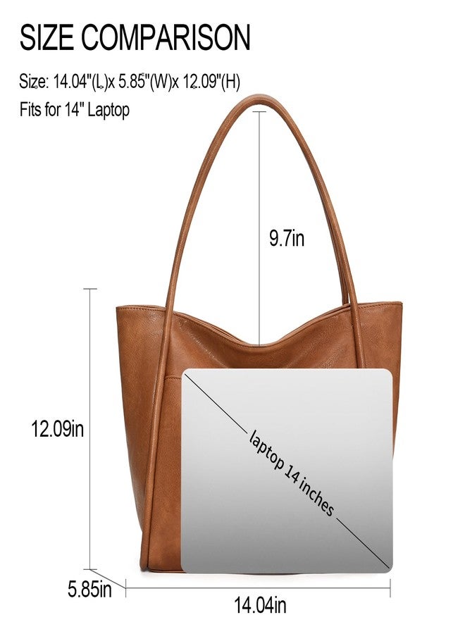 GAEKEAO Tote Bag for Women Work with Zipper Vegan Leather Ladies Travel Shoulder Bags Purses and Handbags Casual Weekender - Image 3