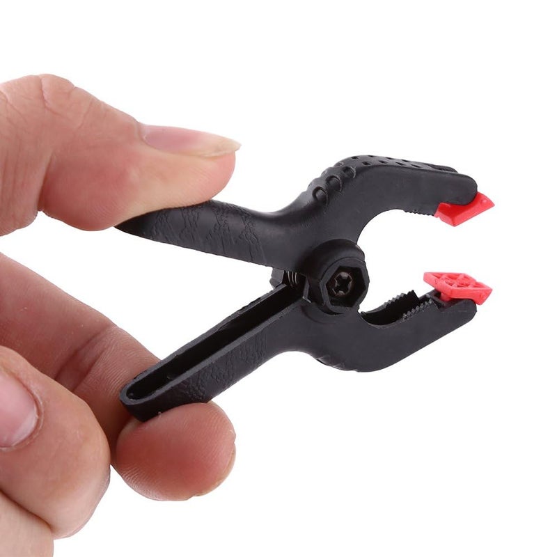 Winsumm 10 PCS Photography Backdrop Support Spring Clamp 4.3"/11cm for Background Muslin, Canvas, Paper, Chromakey Screen, Heavy Duty Clip, Photo Studio, Backdrops Backgrounds Woodworking - Image 2