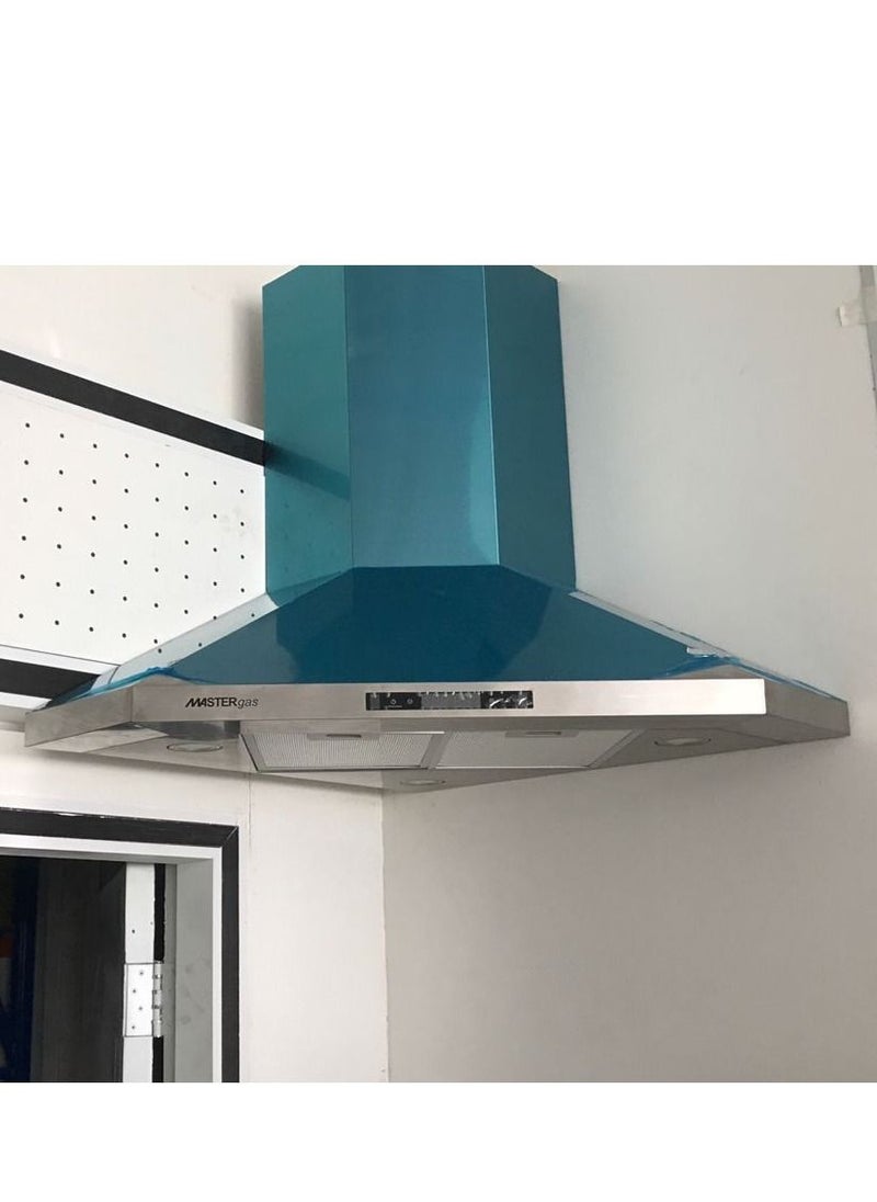 MASTERgas - Corner hood 70 cm, suction power 1200, touch control and remote control MGHCO100 - Image 1