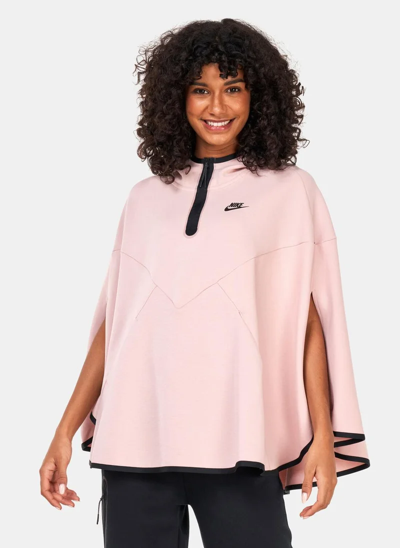 Nike Women's Sportswear Tech Fleece Oversized Poncho Sweatshirt