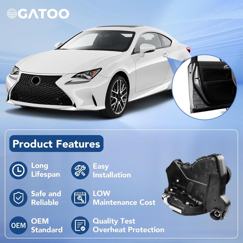 OGATOO Door Lock Actuator Motor Front Left Driver Side for Toyota and Lexus Models - Image 4