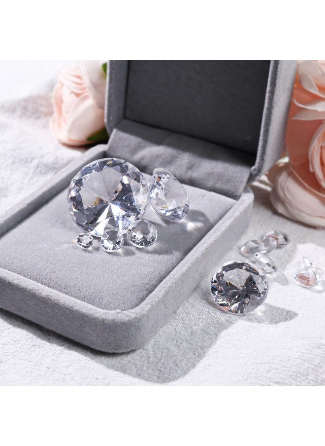 DomeStar DomeStar 1,000PCS Diamond Decorations, Clear Diamonds Vase Fillers Fake Diamonds Acrylic Gems Crystals for Wedding Table Scatters Party  - Image 4