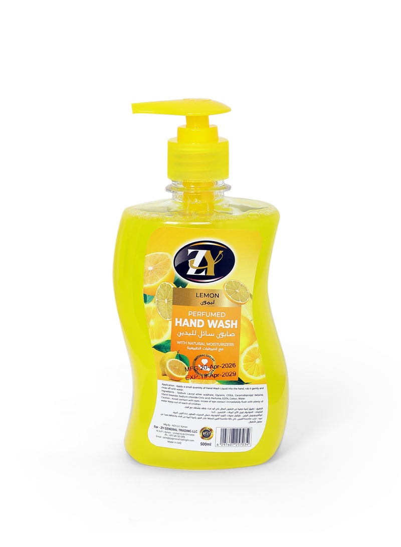 ZY Lemon Handwash 5oo ml