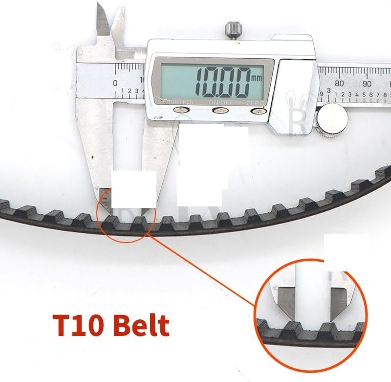 T10 Timing Belt 160mm To 880mm T10 Belt 15mm 20mm 25mm T10 Synchronous Belt 30mm 40mm 50mm Closed Loop Rubber Timing Belt T10(660mm,20mm) - Image 2