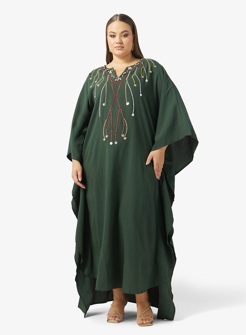 خزانة جلابية مطرزة بمقاس كبير - Image 1