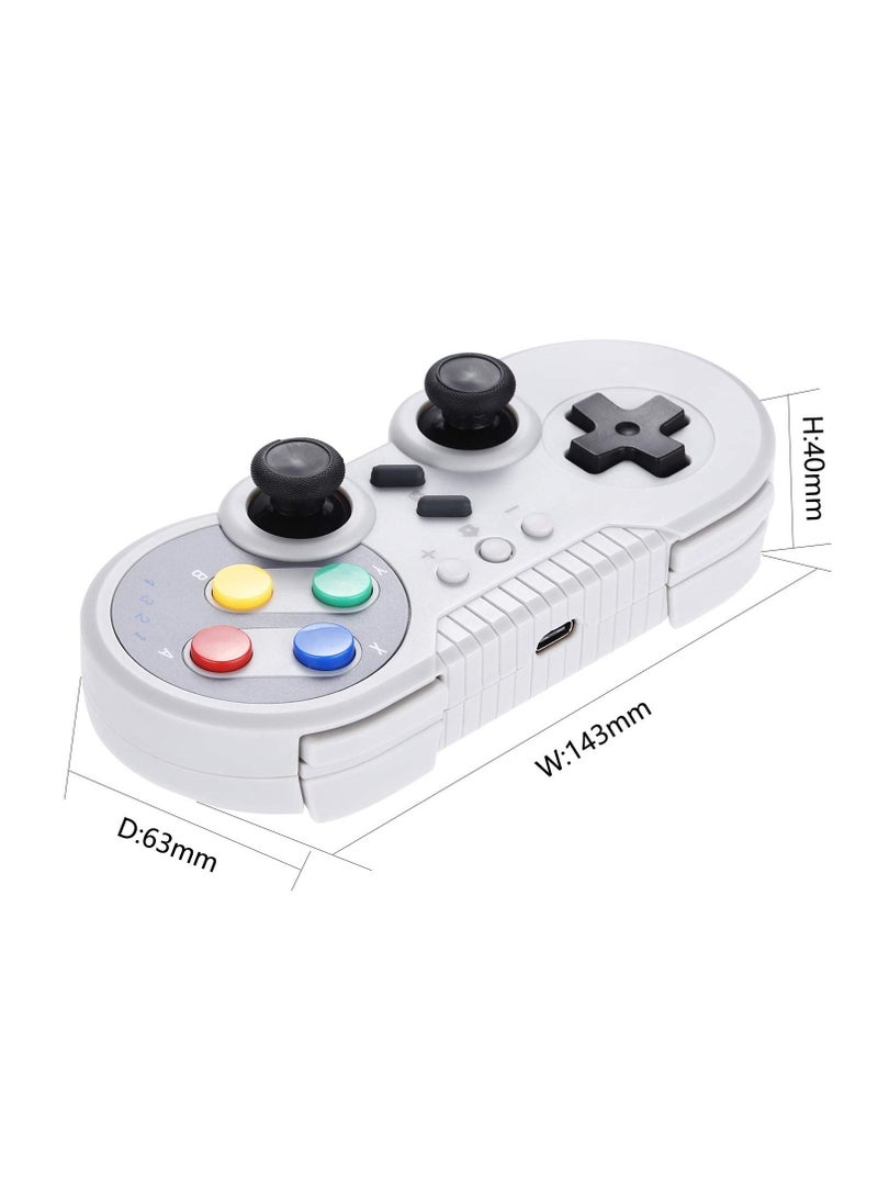 KASTWAVE Game Controller for Nintendo Switch Pro, Wireless Pro Game Controller for Switch Console,  with Gyro, Supports Dual Vibration Turbo Function, Classic Gamepad for OLED/Windows PC  - Image 5