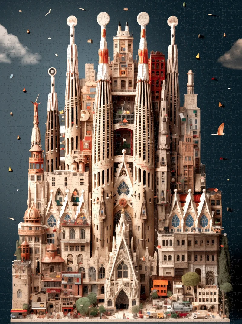 اناتوليان 1000 Piece Puzzle / Sagra Da Familia - Code 1163