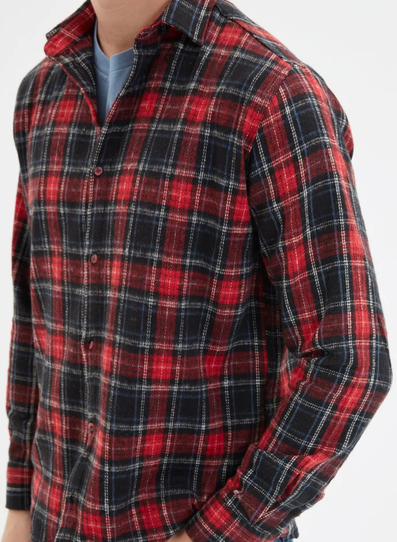 trendyol Checked Slim Fit Shirt