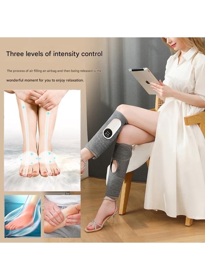 Generic "Heated Leg Massagers - Calf Air Compression Massager, Varicose Vein Massager, Wireless Airbag Leg Massager, Calf Foot Massager Machine, Massager Muscle Stimulator, for Circulation Pain Relief (1pcs) black " - Image 4
