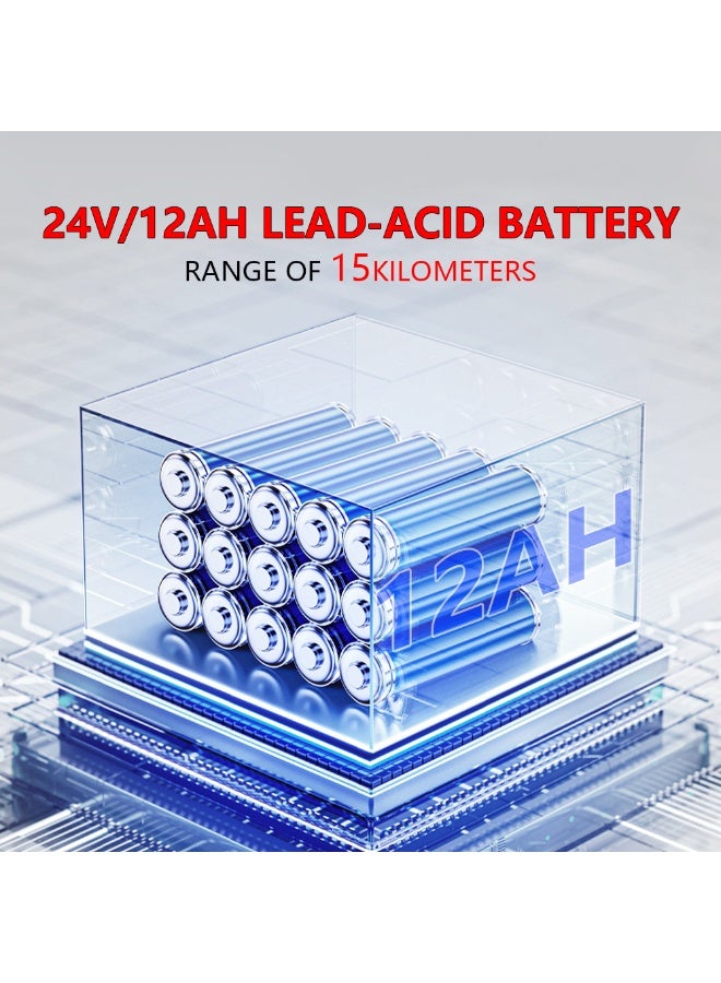 Folding Power Wheelchair with 52cm Widen Spacious Seating Electric Wheelchair for Adults Seniors Elderly - Image 4