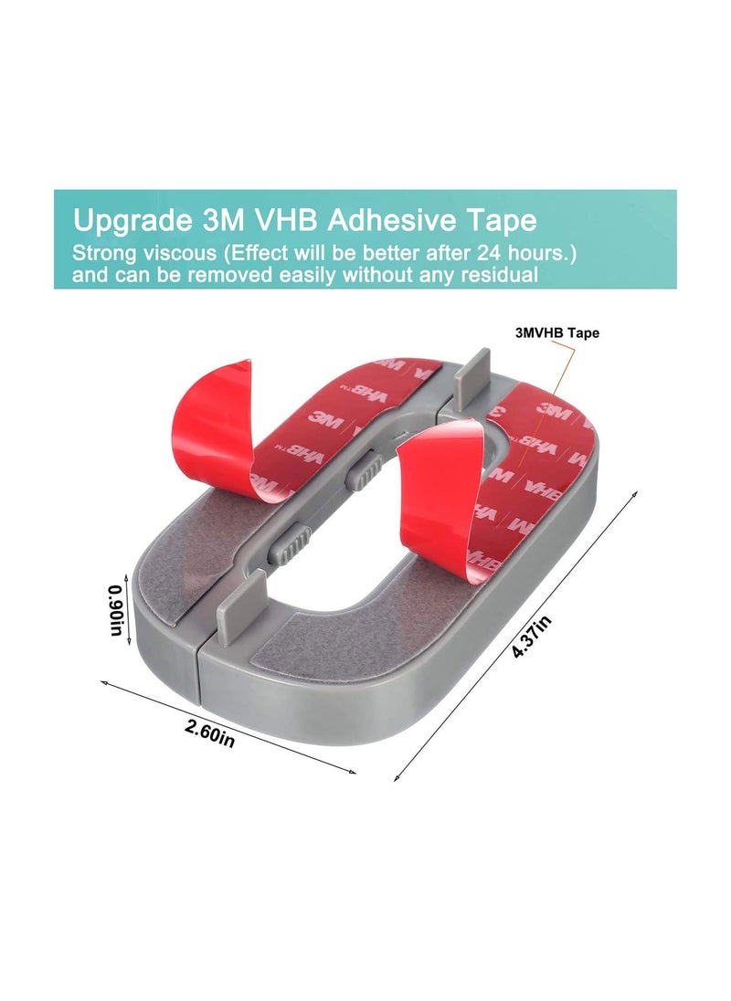 Upgrade Home Refrigerator Fridge Freezer Door Lock, Latch Catch Toddler Kids Child Baby Safety Lock Easy to Install and Use 3m Vhb Adhesive No Tools Need or Drill for Most Fridges(White, 2 Pack)