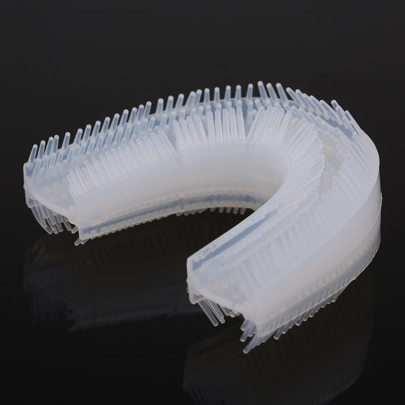 360 Degree Automatic Sonic Electric Toothbrush Head U Type Replacement Toothbrush Heads Silicone Tooth Whitening Heads - Image 4
