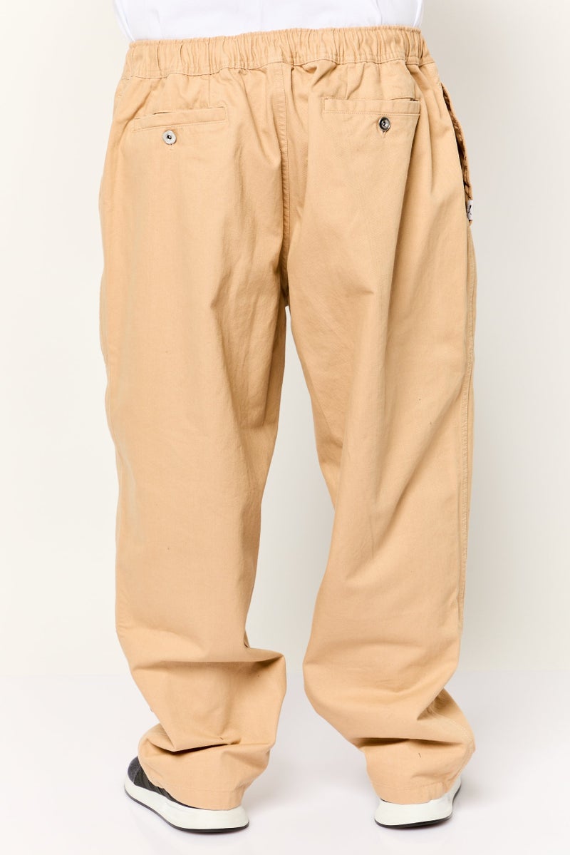 PUMA Men Sportswear Fit Solid Chino Pants, Tan - Image 3