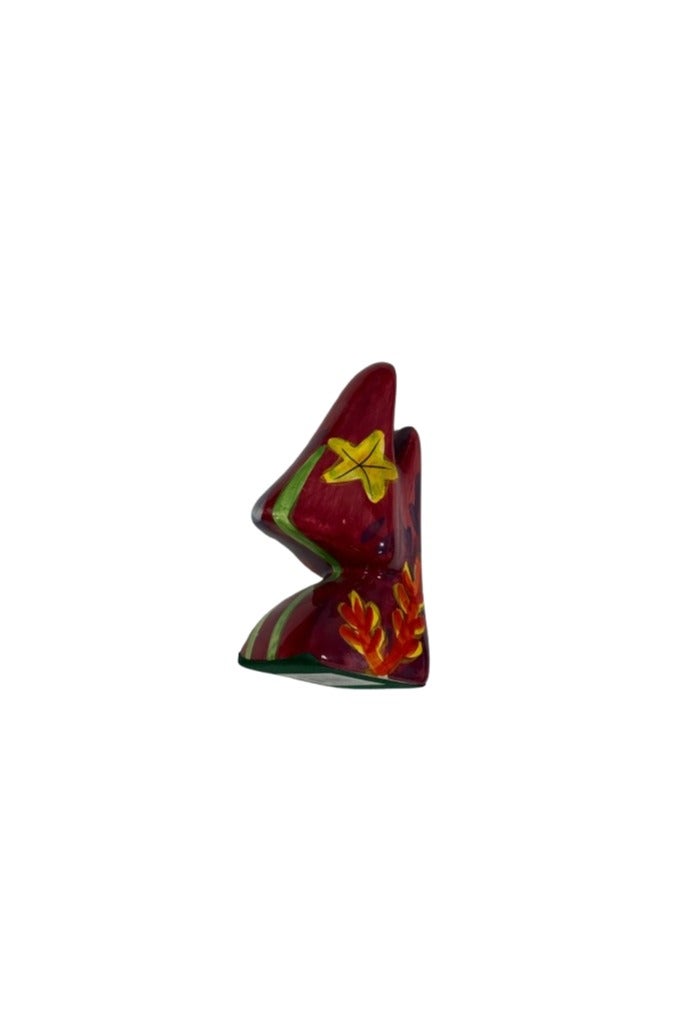 FIND MY Reader FMR Glass Nose Spectacle/Eyeglass Holder (Red floral patterns) - Image 2