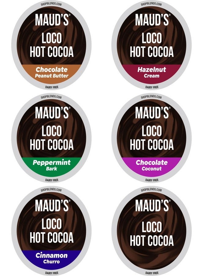 Maud's Flavored Hot Chocolate Variety Pack, 48ct, Single Serve Pods, Compatible with Keurig K Cups Maker - Image 1