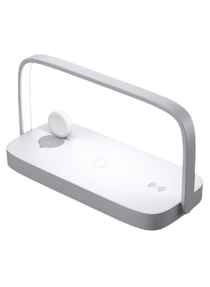 Wireless Charging Bedside Table Lamp, 4 in 1 Bedroom Charging u0026 Reading Night Light - Image 1