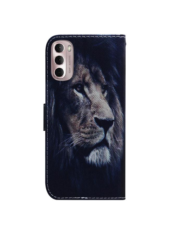 S-TOP Case For Motorola Moto G Stylus 4G 2022 Coloured Drawing Leather Phone Case - Image 3