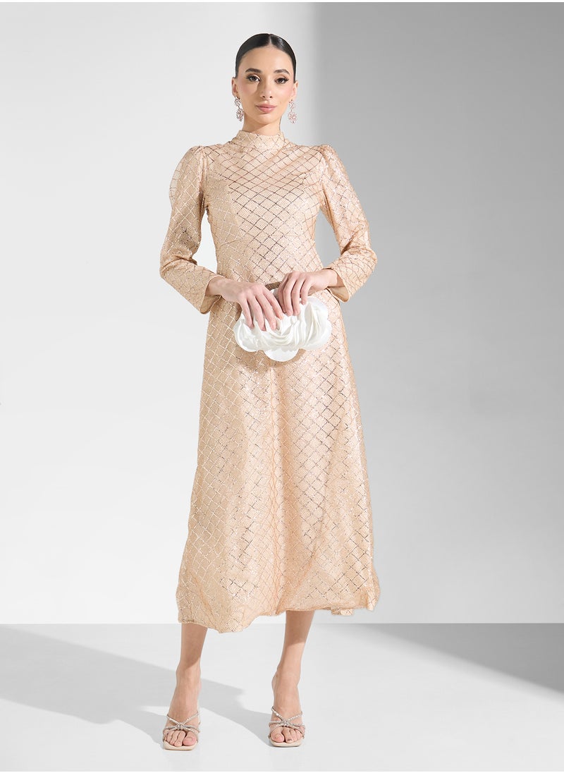 Khizana Evening Shimmer Dress  - Image 4