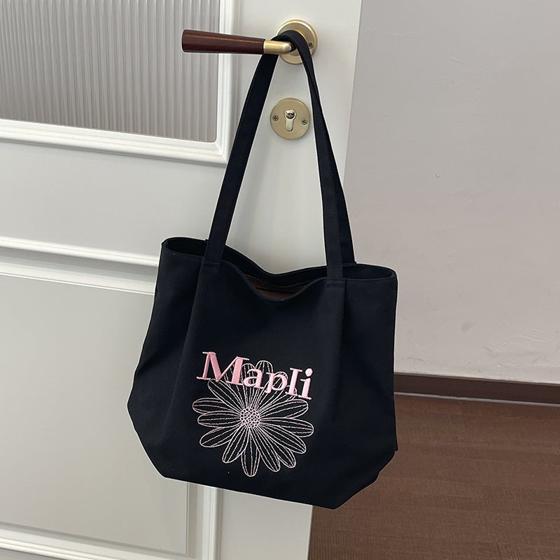 حقيبة كتف قماشية نسائية - Image 3