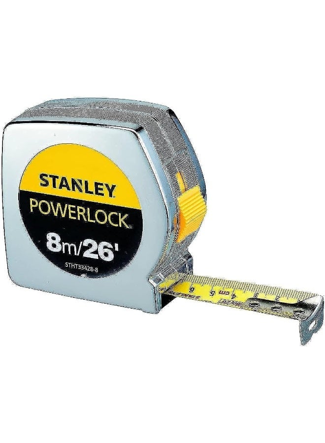 Stanley Stanley STHT33428-8 8m Chrome Measuring Tape