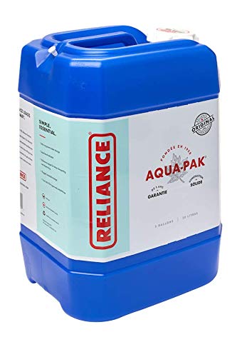 Reliance Products Aqua-Pak 5 Gallon Rigid Water Container, Blue, 11.5 Inch x 9.1 Inch x 15.4 Inch - Image 2