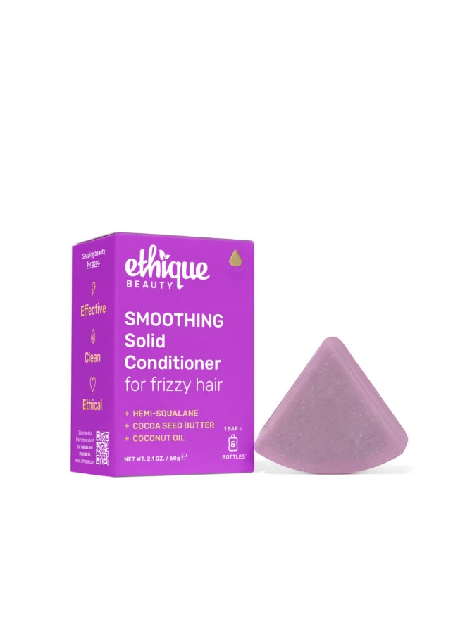 Ethique Smoothing Conditioner Bar for frizzy hair with Coconut Butter PlasticFree CrueltyFree Vegan 212 oz - Image 2