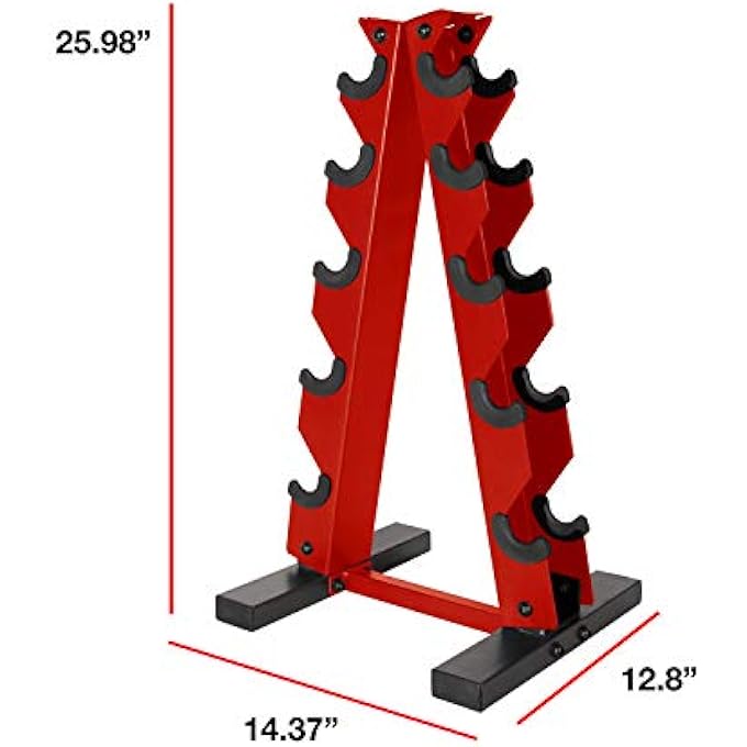 Cap A-Frame Dumbbell Weight Rack | Color Series - Image 3